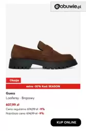 Eobuwie gazetka Strona 7: Loafersy brązowe Guess €607,99