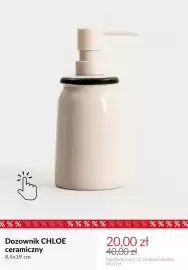Homla gazetka tydzień 39 Strona 5: Dozownik Chloe ceramiczny 8,4x19 cm €20,00