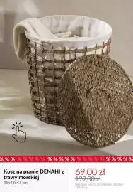 Homla gazetka tydzień 39 Strona 8: Kosz na pranie Denahi z trawy morskiej 36x43x47 cm €69,00