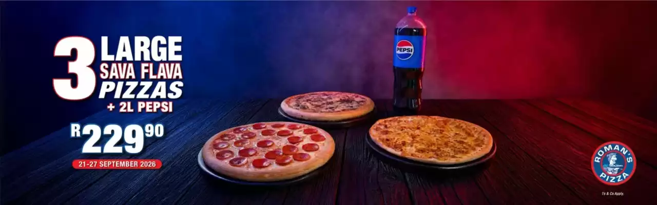 Roman's Pizza (valid until 27-09)