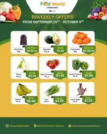 Food World Supermarket flyer Page 1