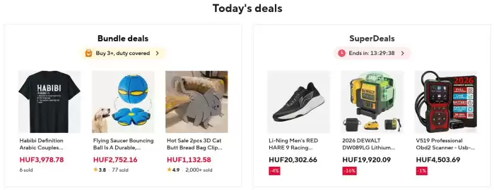 AliExpress akciós újság Oldal 1
