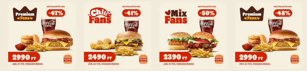 Burger King akciós újság hét 39 Oldal 1