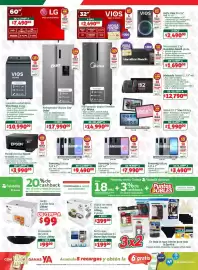 Folleto Soriana Híper semana 39 Página 7: Lg 60ua7500psa €7.490,00, Vios Home lavadora automática €10.990,00