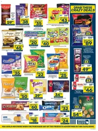 Pick n Pay catalogue Page 5: Bakers Romany Creams Classic Choc €34,99, Mmmore Sweets Assorted €40,00