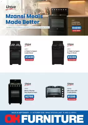 OK Furniture (valid until 11-10)