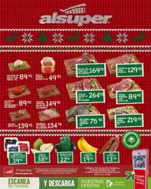 Folleto Alsuper Página 1: PECHUGA DE POLLO CON HUESO KG 韓 alsuper 89.90 韓 POLLO BACHOCO KG 49.90 BISTEC DEL CERO KG 1