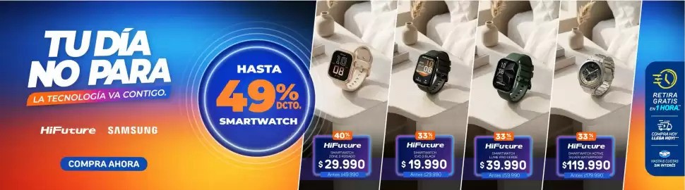 Catálogo Casa Royal Página 5: Samsung - hifiture €29.990,00, Smartwatch evo black €19.990,00