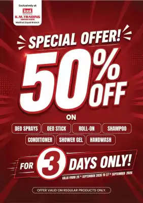 KM Trading catalogue (valid until 27-09)