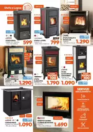 Volantino Rossetti Market Pagina 3: Stufa Ialaria Evo Thermorossi €1.790,00, Stufa Alice 490 AZ con forno €1,09