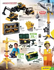 Top1Toys folder Pagina 107: Mover bouwvoertuigenset €12,99, Budget kraan met kabelbesturing €12,00