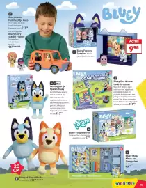 Top1Toys folder Pagina 35: Bluey of Bingo Pluche €11,99, Totum Bluey Vingerverfset €7,99