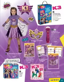 Top1Toys folder Pagina 69: K3 Stickerboek met Stripverhaal Superhelden €6,99, K3 Wetenschap van de Nagellak €19,99