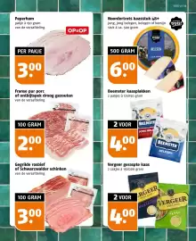 Poiesz folder week 40 Pagina 13: Franse pur porc of ontbijtspek droog gezouten €2,00, Peperham €3,00