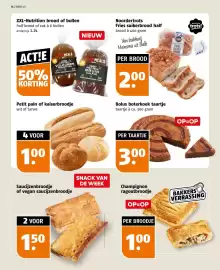 Poiesz folder week 40 Pagina 14: XXL-Nutrition brood of bollen €1,24, Noordertrots Fries suikerbrood half brood €2,00