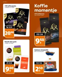 Poiesz folder week 40 Pagina 16: Nescafé dolce gusto €9,00, Daelmans stroopwafels €2,50