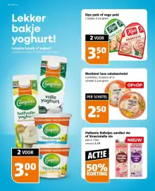 Poiesz folder week 40 Pagina 18: Westland luxe saladeschotel €2,50, Melkunie Bolletjes aardbei vla of Stracciatella vla €1,19