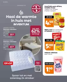 Poiesz folder week 40 Pagina 28: M&M's maxi of Maltesers €5,00, Grand'Italia pasta all'Uovo €4,50