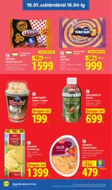 Lidl akciós újság hét 40 Oldal 10: Pöttyös €1.599,00, MIZO Túró Rudi €999,00