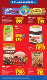Lidl akciós újság hét 40 Oldal 13: MILKA €899,00, CERBONA Granola €1.299,00