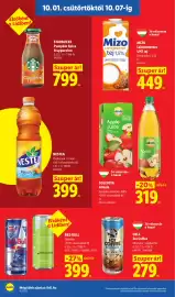 Lidl akciós újság hét 40 Oldal 16: MIZO Laktózmentes UHT tej €449,00, SOLEVITA Almalé €319,00