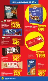 Lidl akciós újság hét 40 Oldal 18: MEGGLE Főzőtejszín UHT €499,00, Giotto €749,00