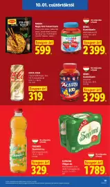 Lidl akciós újság hét 40 Oldal 19: Coca-Cola €319,00, MAGGI MAGIC ASIA INSTANT TÉSZTA €599,00