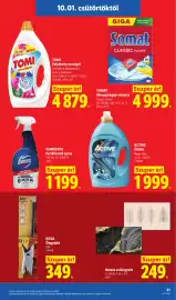 Lidl akciós újság hét 40 Oldal 21: ACTIVE Öblítő €1.999,00, Tomi €4.879,00