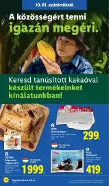 Lidl akciós újság hét 40 Oldal 24: PILOS €299,00, PILOS Túródesszert €419,00