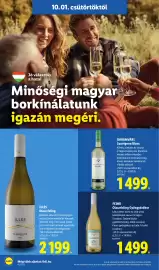 Lidl akciós újság hét 40 Oldal 28: GARAMVÁRI SAUVIGNON BLANC €1.499,00, ILLÉS Olaszrizling €2.199,00
