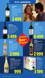 Lidl akciós újság hét 40 Oldal 33: Jammertal Merlot €2.499,00, MOKOS Pumpkin Spice Pear Körtebor €2.999,00