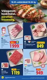 Lidl akciós újság hét 40 Oldal 4: Pick €849,00, HÚSFARM €1.999,00