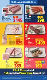 Lidl akciós újság hét 40 Oldal 5: PIKOK Szeletelt bacon €629,00, PIKOK Sertéssonka €389,00
