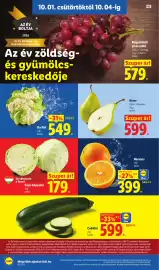 Lidl akciós újság hét 40 Oldal 6: Karfiol €549,00, Fejes káposzta €179,00