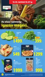 Lidl akciós újság hét 40 Oldal 72: ITALIAMO Tenger gyümölcsei / garnéla €999,00, Bergamotte citrom €1.499,00