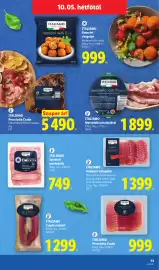 Lidl akciós újság hét 40 Oldal 73: ITALIAMO Mortadella pisztáciával €1.899,00, ITALIAMO Arancini rizsgolyó €999,00