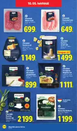 Lidl akciós újság hét 40 Oldal 74: ITALIAMO Mascarpone gorgonzolával €899,00, ITALIAMO Prosciutto Cotto €649,00