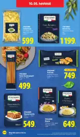 Lidl akciós újság hét 40 Oldal 78: Italiamo Croissant €749,00, ITALIAMO Arborio rizs €1.199,00