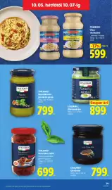 Lidl akciós újság hét 40 Oldal 79: COMBINO Olasz tésztaszósz €599,00, Italiamo Bazsalikomos-pisztáciás pesto €799,00