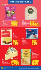 Lidl akciós újság hét 40 Oldal 8: EISBERG €299,00, MILBONA Kecskesajt válogatás €5.990,00