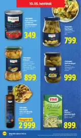 Lidl akciós újság hét 40 Oldal 80: Italiamo Zöld olívabogyó €999,00, ITALIAMO Terra di Bari extra szűz olívaolaj €2.999,00