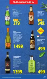 Lidl akciós újság hét 40 Oldal 81: Birra Moretti €349,00, PERONI €379,00