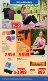 Lidl akciós újság hét 40 Oldal 15: Sensiplast Kineziológiai tapaszkészlet €2.999,00, CRIVIT €1.299,00