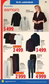 Lidl akciós újság hét 40 Oldal 6: Esmara Női prémium farmernadrág €4.999,00, Esmara Női nadrág €2.999,00