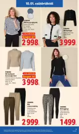 Lidl akciós újság hét 40 Oldal 7: Esmara Női sztreccsnadrág €2.999,00, ESMARA €2.998,00