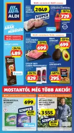ALDI akciós újság hét 40 Oldal 1: TANDIL MOSÓKAPSZULA, 30 DARAB €699,00, Snack Fun Lencsechips €295,00