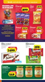 ALDI akciós újság hét 40 Oldal 24: Győri omlós keksz €299,00, Kinder Bueno, 10 szelet €2.699,00