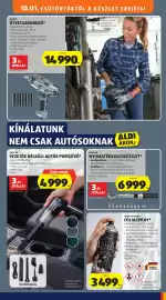 ALDI akciós újság hét 40 Oldal 41: FERREX Ütvecsavarozó €14.990,00, Ride&Go Vezeték Nélküli Autós Porszívó €4.999,00