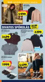 ALDI akciós újság hét 40 Oldal 46: Női hosszú ujjú póló, 2 darab €2.299,00, Női Sneaker Cipő €4.499,00