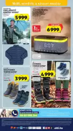ALDI akciós újság hét 40 Oldal 48: Vezeték nélküli, hangszórós ébresztőóra €6.999,00, Férfi Könnyű Steppelt Dzseki €5.999,00